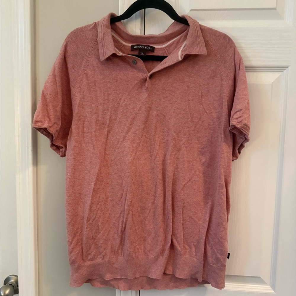 Michael Kors Rose Polo Shirt